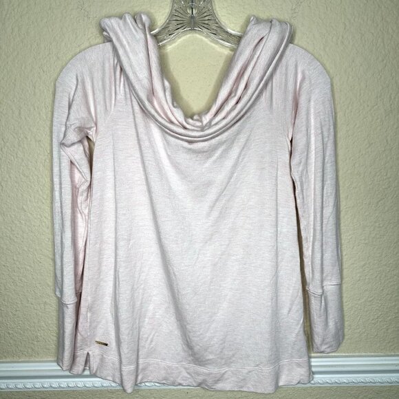 Lilly Pulitzer Belinda Pink Off The Shoulder Cowl Neck Sweater Size XS Baby Pink - Picture 1 of 8